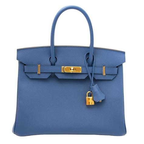 Hermès Birkin 30 Epsom Bleu Agate 